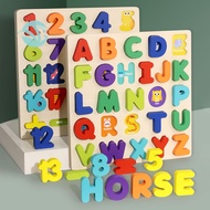 Montessori Wooden Letters Numbers Toy Promotes Independent Interactive Play Birthday Present Idea
