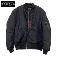 Buzz Rickson's BR14965 William Gibson 黑色 MA-1 夾克，44 碼（長）[二手]