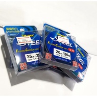 [รอบสุดท้าย] สายshock leader fluoro carbon Okawa Steel ม้วนละ 20 ม.    KM4.28089❗❗สินค้าแนะนำ❗❗