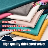 Velvet Fabric DIY Fabric Dutch Velvet Sofa Cushion Pillow Tablecloth Fabric Curtain Handmade DIY Fabric