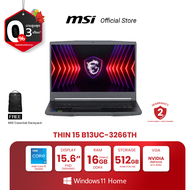 MSI NOTEBOOK THIN 15 B13UC-3266TH | 15.6"(FHD) | IPS | Intel Core i5-13420H | NVIDIA GeForce RTX 305
