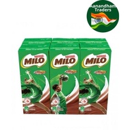 Milo Chocolate Malt Uht Packet Drink 6 x 200ml