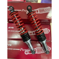 KYB RXZ 135 EX5 EX5 DREAM DOUBLE SPRING ABSORBER SET (2PCS) RED /BLACK -SPECIAL LIMITED EDITION