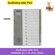 INDEX PVC BENNON Set Plastic 16 Wavy A-H IX816