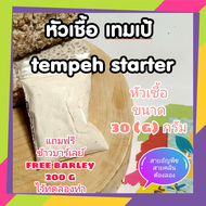 หัวเชื้อเทมเป้ tempeh starter (free  barley 200gram)   ถั่วหมักอินโด ขนาด 30 กรัม ฟรี ข้าวบาร์เลย์ 200 กรัม