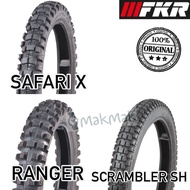 FKR TYRE TAYAR 17 18 21 19 70/100 80/100 460 410 300 350 SAFARI X RANGER SCRAMBLER MOTOCROSS MOTORCR