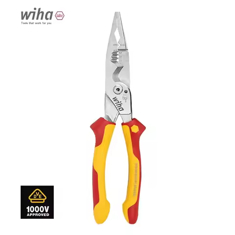 8 in 1 Insulated Pliers 1000V VDE Snip Nose Wire Stripping plier Multifunctional Electrician hand To