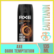 AXE Body Spray Dark Temptation 135ml - 50ml | Dark chocolate Scent | 48hrs Fresh | Body Spray