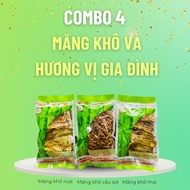 [Combo] Dried Bamboo Shoots and Family Flavors, Dried Bamboo Shoots with Bamboo Shoots, Dried Aprico