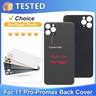 sinmaytai | For iPhone 11 Pro Max Glass Battery Cover Rear Door Housing Panel Case Camera Lens Parts