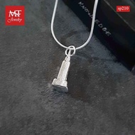 MT Real Silver Pendant Empire State Building (sp210) Jewelry Manithara