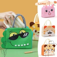CAMELLI Cartoon Stereoscopic Lunch Bag, Thermal Bag Portable Insulated Lunch Box Bags,  Cloth Lunch Box Accessories Thermal Tote Food Small Cooler Bag