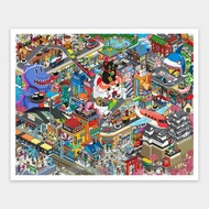 Pintoo Jigsaw Puzzle MonkiEarz - The Sushi City 2000pcs H2848