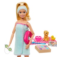 芭比(Barbie) 社交互动女孩礼物娃娃玩具小公主洋娃娃换装娃娃-芭比娃娃之水疗享受GJG55