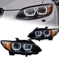 AKD Car Styling for BMW E92 Headlights 2006-2012 E93 Headlight 330i 335i DRL Hid Head Lamp Angel Eye