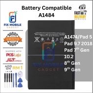 Battery Compatible A1484 for Ipad 5 / Pad 7 10.2 2019 / 8 / 9 Grade High quality Batteri [ Fix Mobil