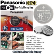 Panasonic CR1632 Lithium Battery For Automotive Car Remote Battery ,Watches, Medical Device , Electr