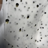 Gauze Black Dot Fabric Bag Lining Cloth Encryption Coated Cloth Polyester Cloth Fabric