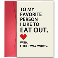 Funny Card Anniversary Card for Girlfriend Wife, Naughty Valentine's Day Card for Her, Sexy Annivers