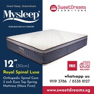 MySleep Royal Spinal Luxe Orthopedic Spring Mattress - Single / Super Single / Queen / King