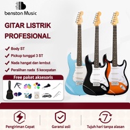 Benston Music - Electric Guitar, Electric Guitar for Children and Adults, Beginner Electric Guitar, 
