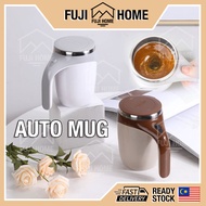 🏠READY STOCK🏠Auto Stirring Mug Self Stirring Mug Coffee Cup Stainless Steel Auto Mix Mug Cawan Kacau