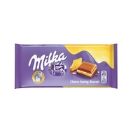 Milka Chocolate Bar Choco-Biscuit น้ำหนัก 100 กรัม BBF.30/04/25