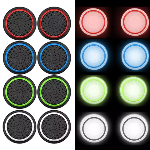 Non-slip Silicone Analog Joystick Thumb Stick Grip luminous Cap for Nintendo Switch Switch Lite Swit