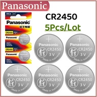 5-50PCS Original PANASONIC CR2450 CR 2450 3V Lithium Battery For Watch Calculator Clock Remote Contr