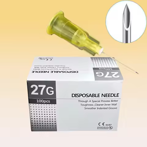 25G 27G 29G 34G 33G 32G 31G 30G Painless Small Superfine Beauty Needle Disposable Injection Piercing