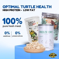 YEE Turtle Food With Shrimp and Fish Dry, High Calcium 98% Fresh Meat & Rich Prebiotics For Semi Tur