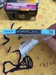 Denon 74min MD 碟 Lapisia (Blue) 全新未拆