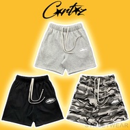 Corteiz Island Puff Print Sweatshorts, Men's Flannel Shorts, Shorts PLV