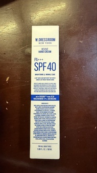 W.dressroom hand cream 潤手霜