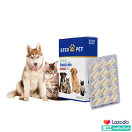 สเตอร์ เพ็ท STER PET  15แคปซูล เนื้องอก มะเร็ง สำหรับสุนัขและแมวทุกสายพันธ์