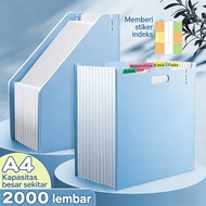 Standing File A4 F4 13 Compartments Vertical Portable 200 Documents 13 Compartments Desktop File Org