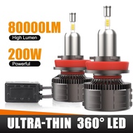 360 Degree LED Headlight 4 Sides Luminous H1H7H11 Headlight 9005HB39006HB49012H1R2H4 Yuan Nearly Int