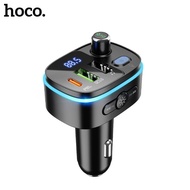 Hoco E62 car fast charger, BT v5.0, FM transmitter, with USB QC 18W and Type-C PD 20W output