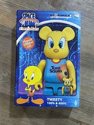 Medicom Toy BE@RBRICK 翠兒(Tweety) 公仔套組 100% 和400%