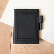 真皮書套_無印良品B6尺寸_明信片版_黑