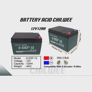 CHILWEE Aki Baterai Kering Sepeda Listrik 12V 12AH 6DZF12 / Battery Electric Vehicle 12V12AH Selis M