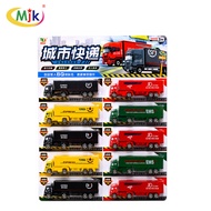 BQ TOYS Set of Heavy Vehicle 6 Wheeler/Motorcycle/Truck Toys for Boys MJK Construction Toys