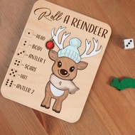 New Style Christmas Reindeer Educational Toys Puzzle Interactive Wooden Toys Children's Educational 