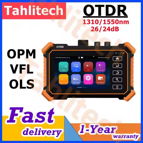 Mini OTDR Optic Time-domain Reflectometer OPM VFL Optic Fiber Tester UTP RJ45 TDR cable test Stable 