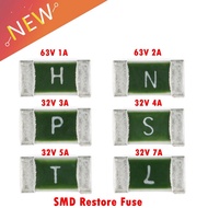 100Pcs/5pcs 1206 SMD A One Time Fuse Positive Disconnect SMD Restore Fuse Slow Blow 1A 2A 3A 4A 5A 7