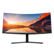 34 Inch Curved Monitor LED Display High Contrast Ratio  DP Interface 8bit Color Wide Viewing Angel o