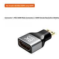 CABLETIME MINI HDMI Adapter 8K 4K 120Hz/144Hz Bộ Chuyển Đổi Micro HDMI Sang HDMI Cho PS4/5 HDTV Lapt