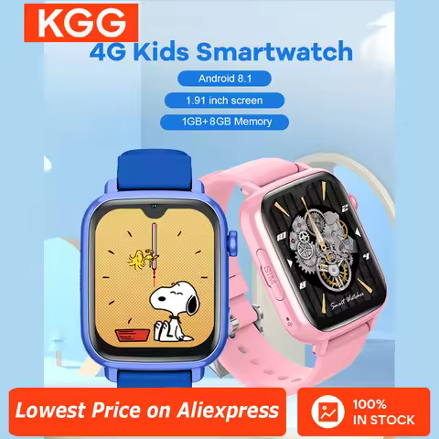 Kids Smart Watch 4G GPS 1.91 inch IPS WIFI SOS Video Call SOS APP Download Remote Monitor Children S