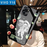 [A33] Vivo Y16 Case Vivo Y16 Glitter Glass Softcase Vivo Y16 Phone Case/ Vivo Y16 Case/