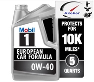Mobil 1 FS European Car Formula Full Synthetic Motor Oil 0W40 0W-40 5 QT